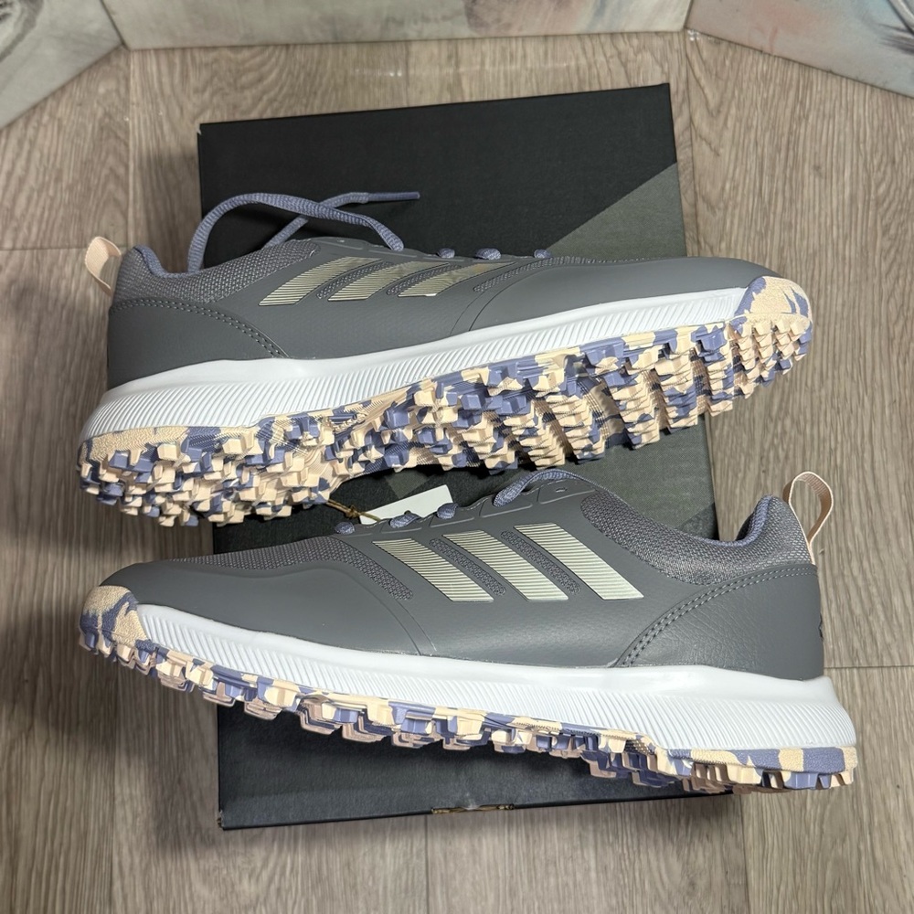 Adidas Tech Response SL 3.0 Women’s Golf Shoes Grey Silver Violet New Size 7-9.5 - Picture 9 of 11